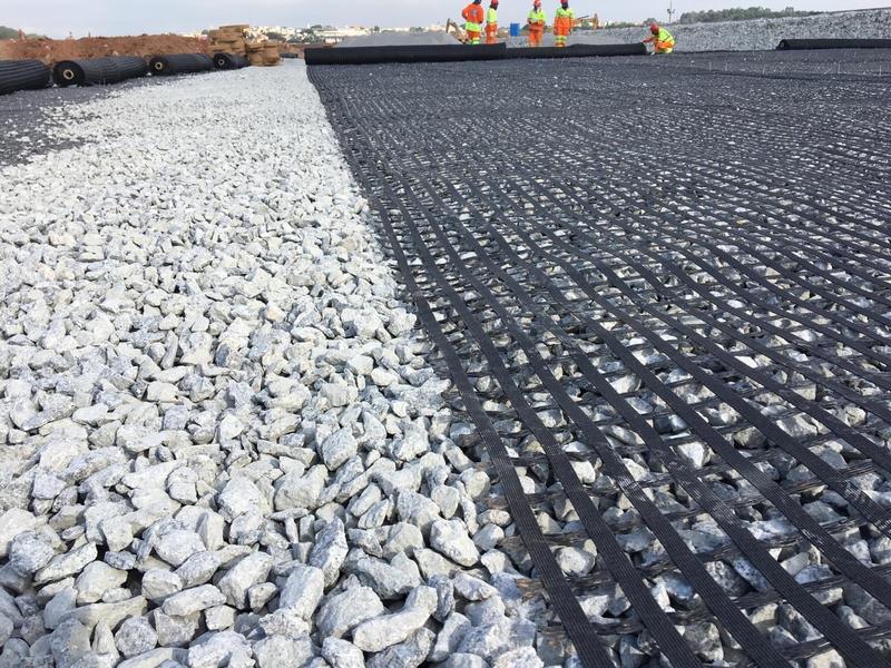 Performance Characteristics And Application Of Polyester Warp Knitted Polyester Geogrid Performance Characteristics And Application Of Polyester Warp Knitted Polyester Geogrid